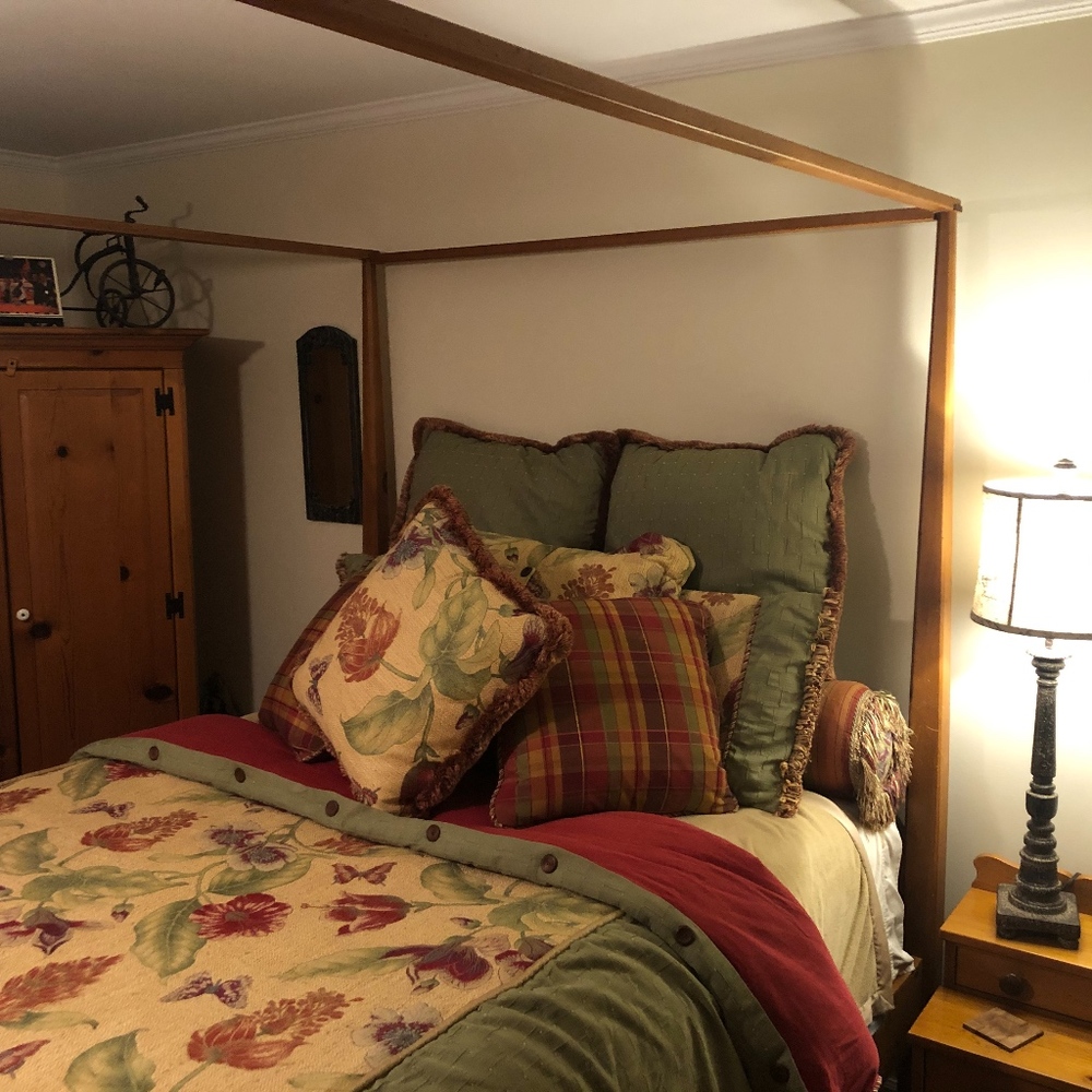 queen size bedding shams pillows 8 total